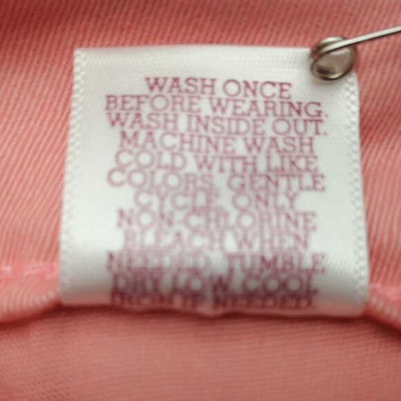 NWT So Authentic Heritage Ladies Size 15 Salmon Rose High Waist Twill Shorts - Picture 6 of 13